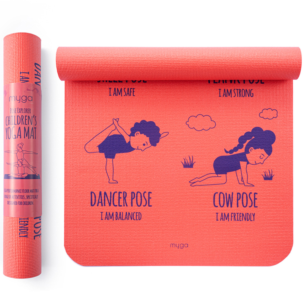 Myga Pose Explorer Kids Printed Yoga Silk Mat Image 2