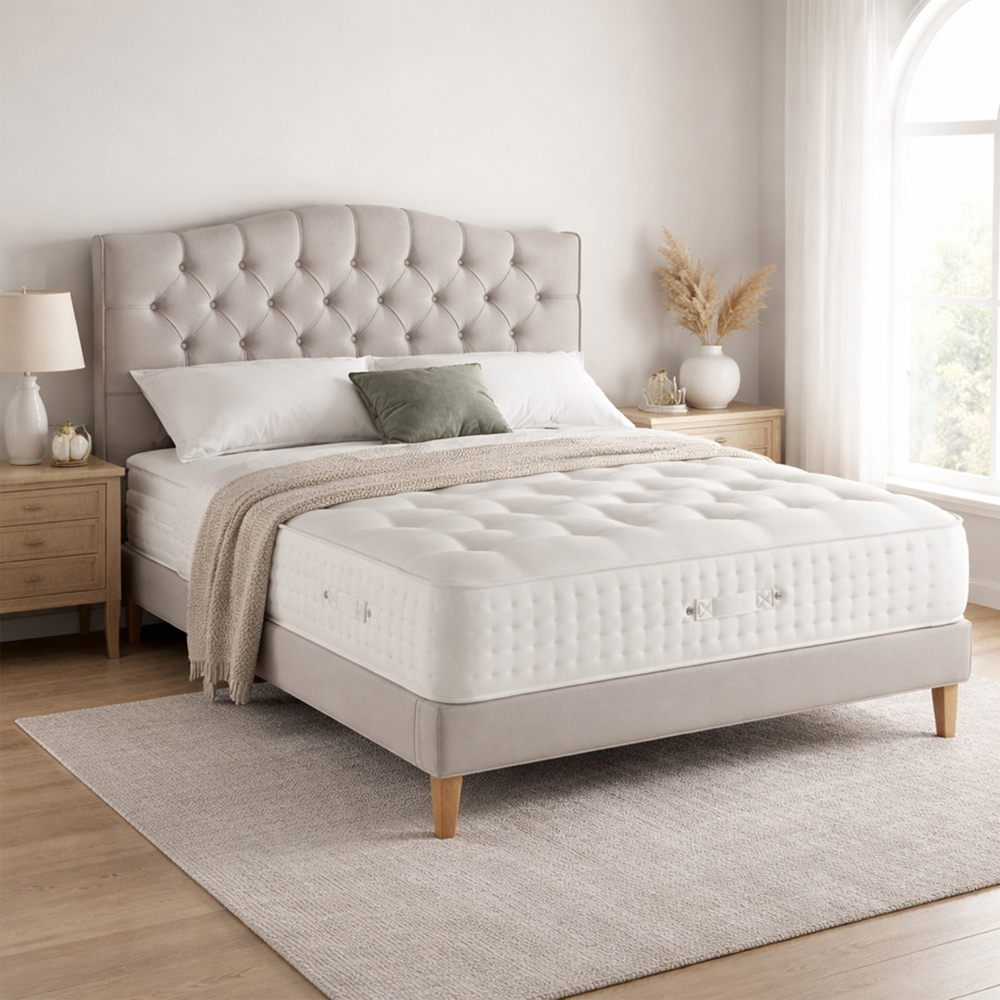 Aspire Regency Small Double Medium Firm Cashmere Wool Pocket Spring Hybrid Mattress Image 2