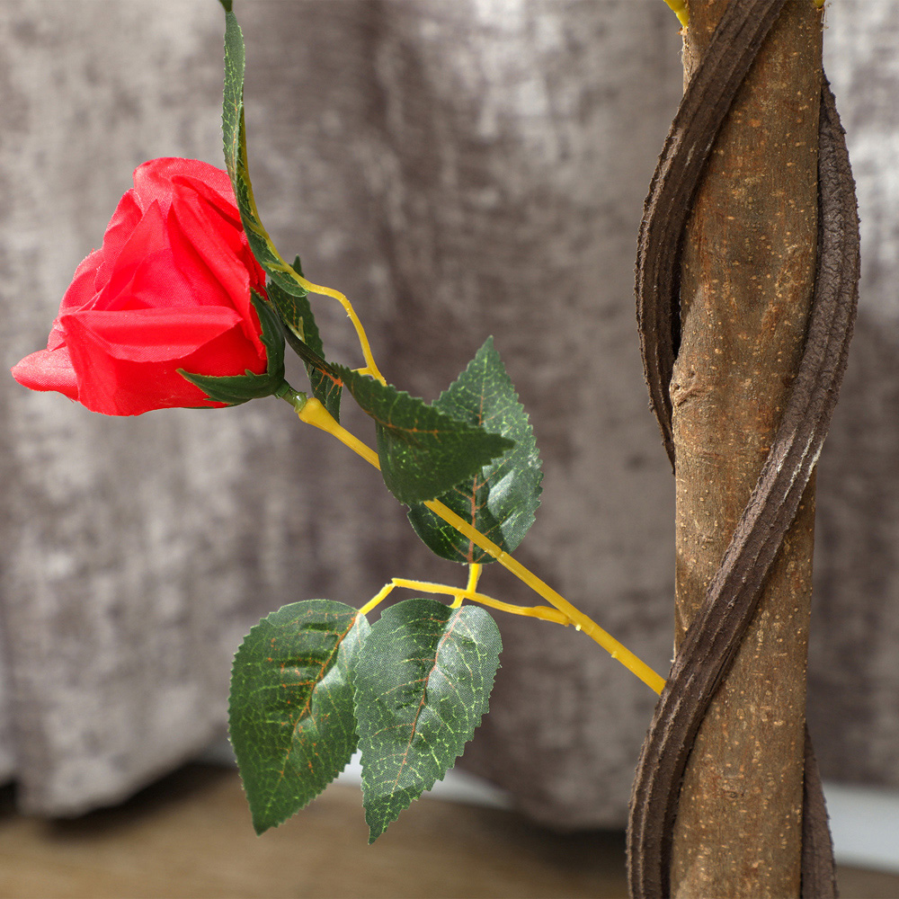 Portland Red Rose Artificial Tree in Pot 90cm 2 Pack Image 4