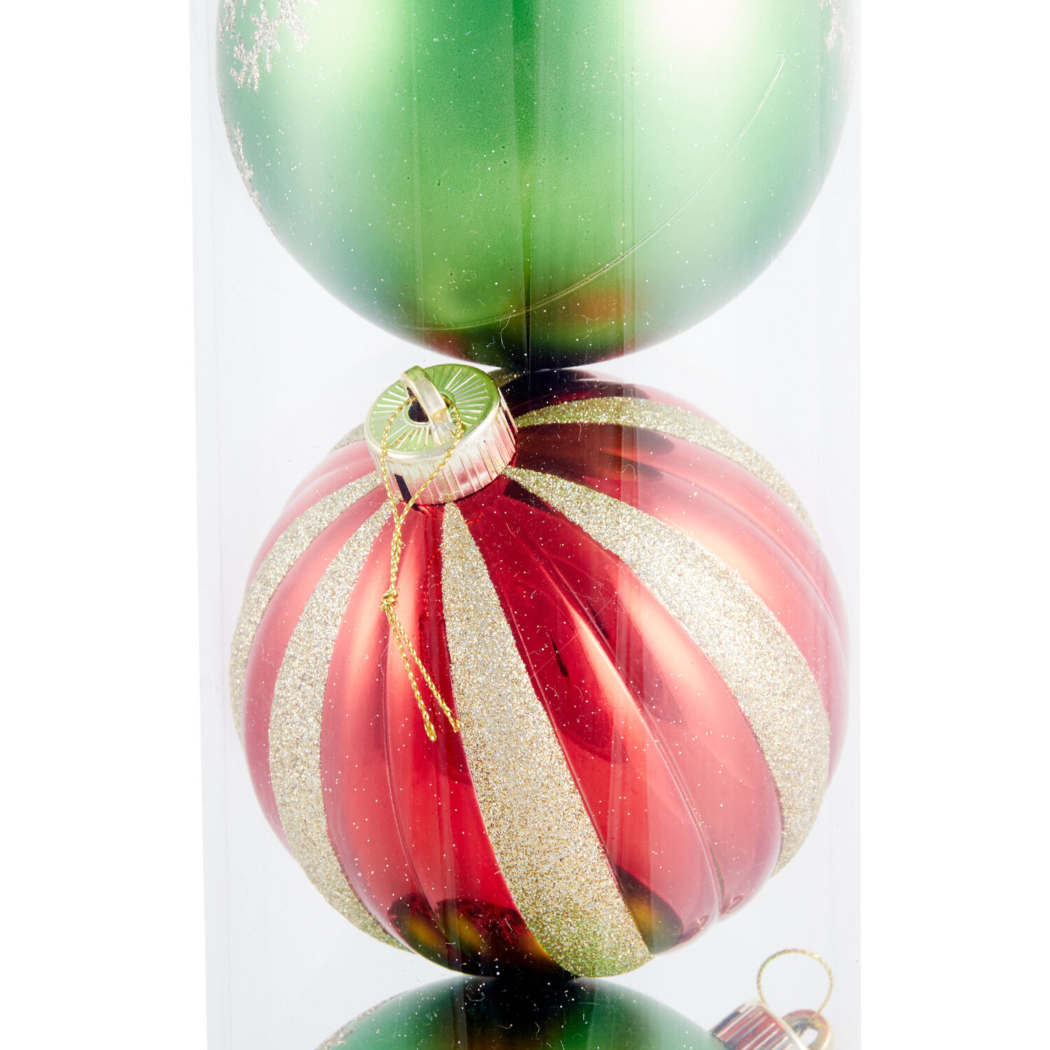 Pack of 4 Sleigh Bells Ring Baubles Image 3