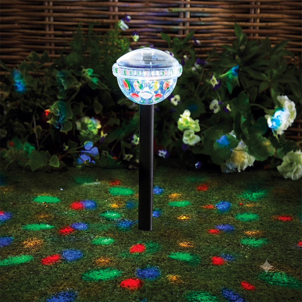 Avilo Solar Powered Multicolour Projector Light 2 Pack Image 2