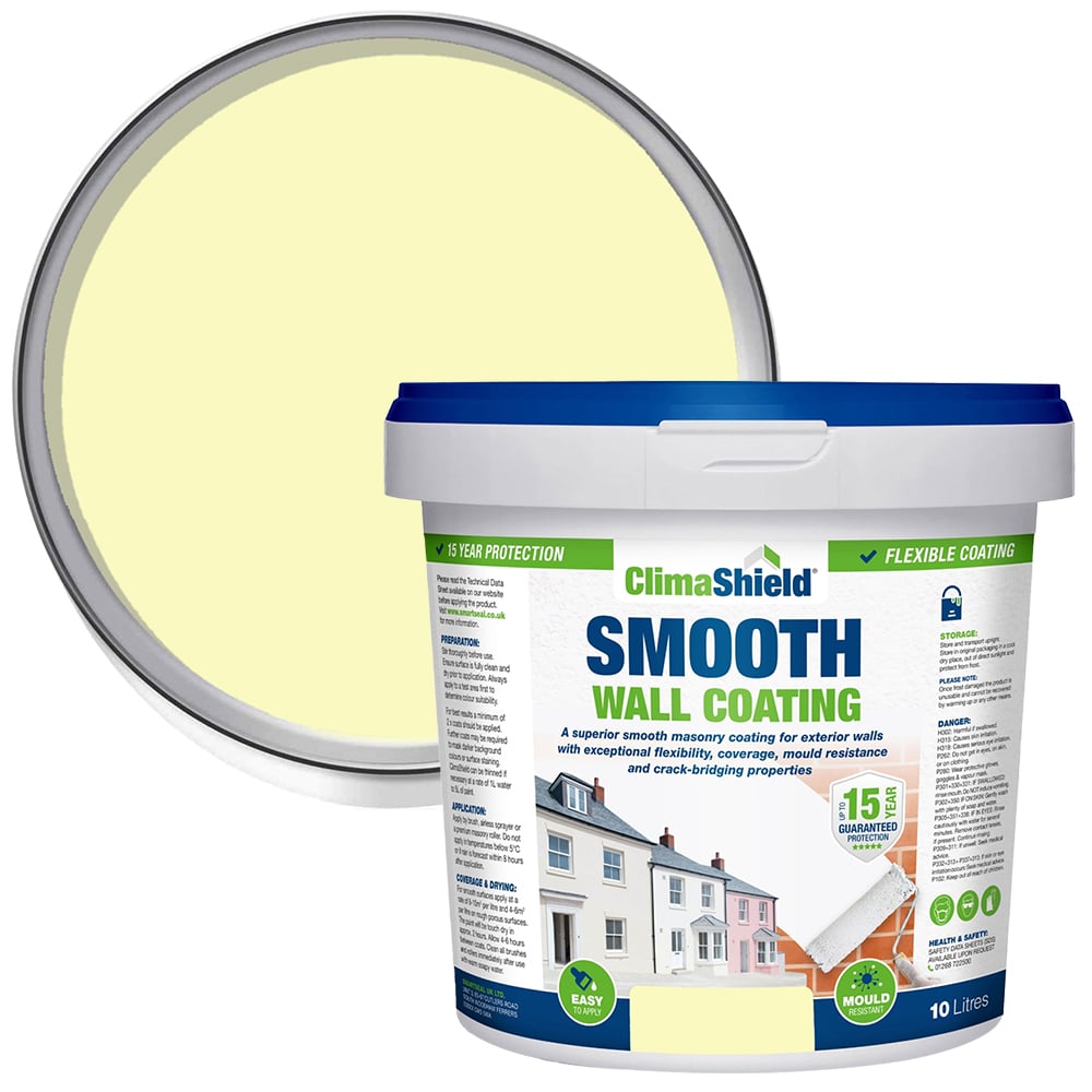 Smartseal Devon Cream Smooth Wall Coating 10L Image 1