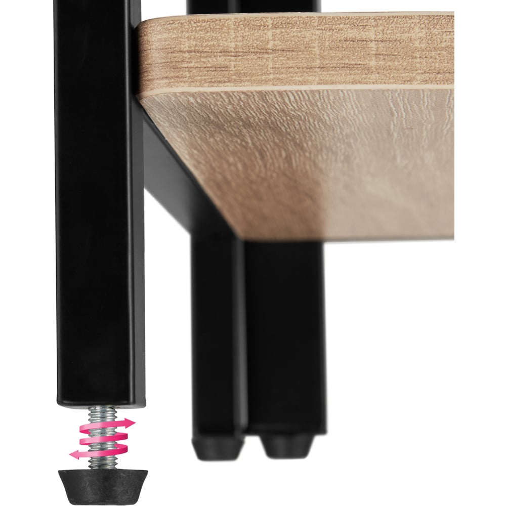 tectake Castlebar 5 Shelf Oak Sonoma Corner Shelving Unit Image 6