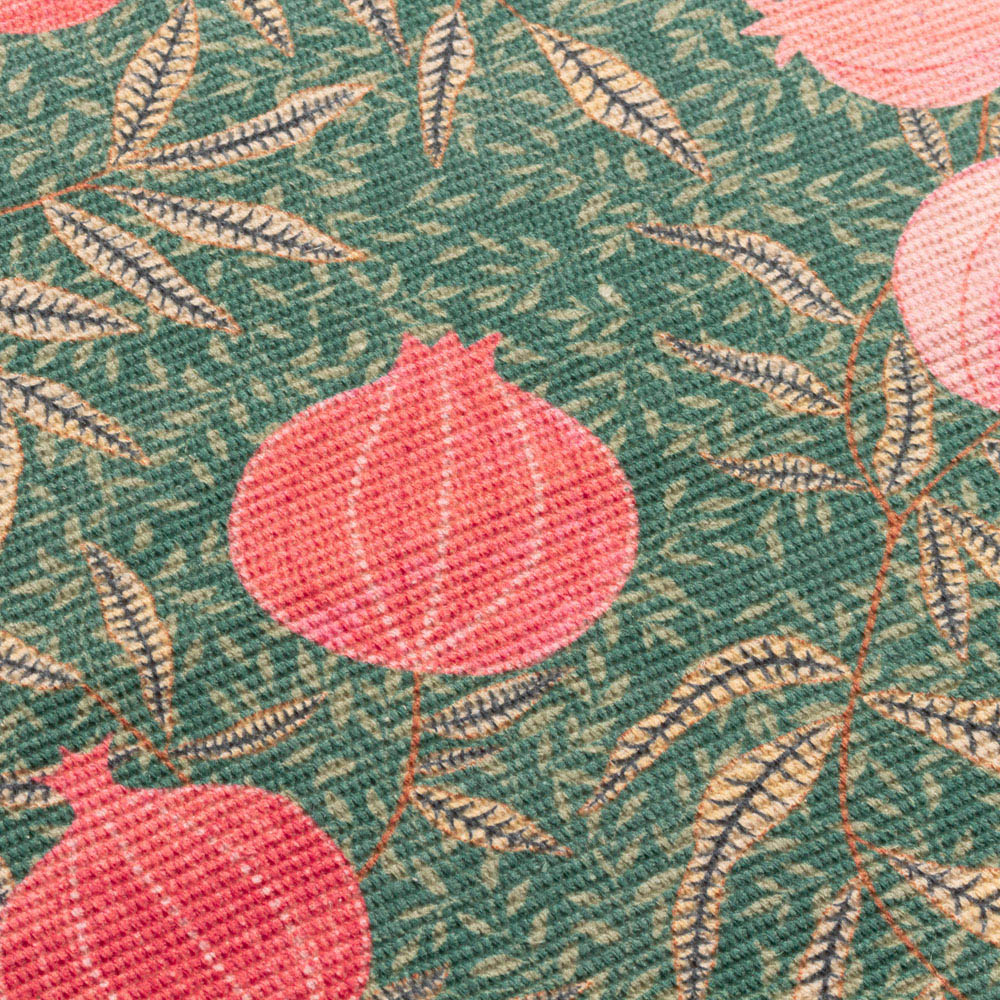 Paoletti Green Pomegranate Trending Table Runner 230 x 35cm Image 4