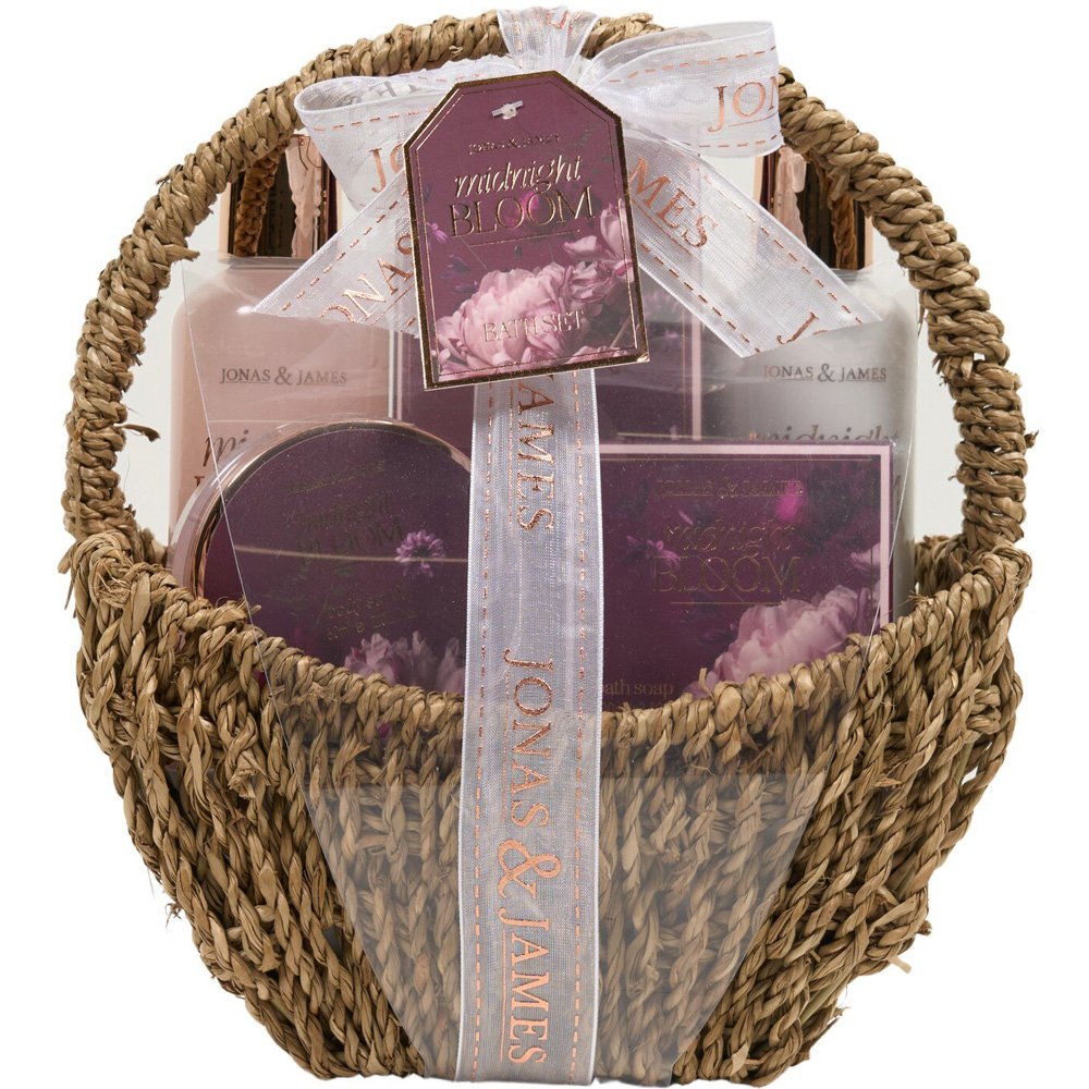 Midnight Bloom Beauty Bath Essentials Basket Image 2