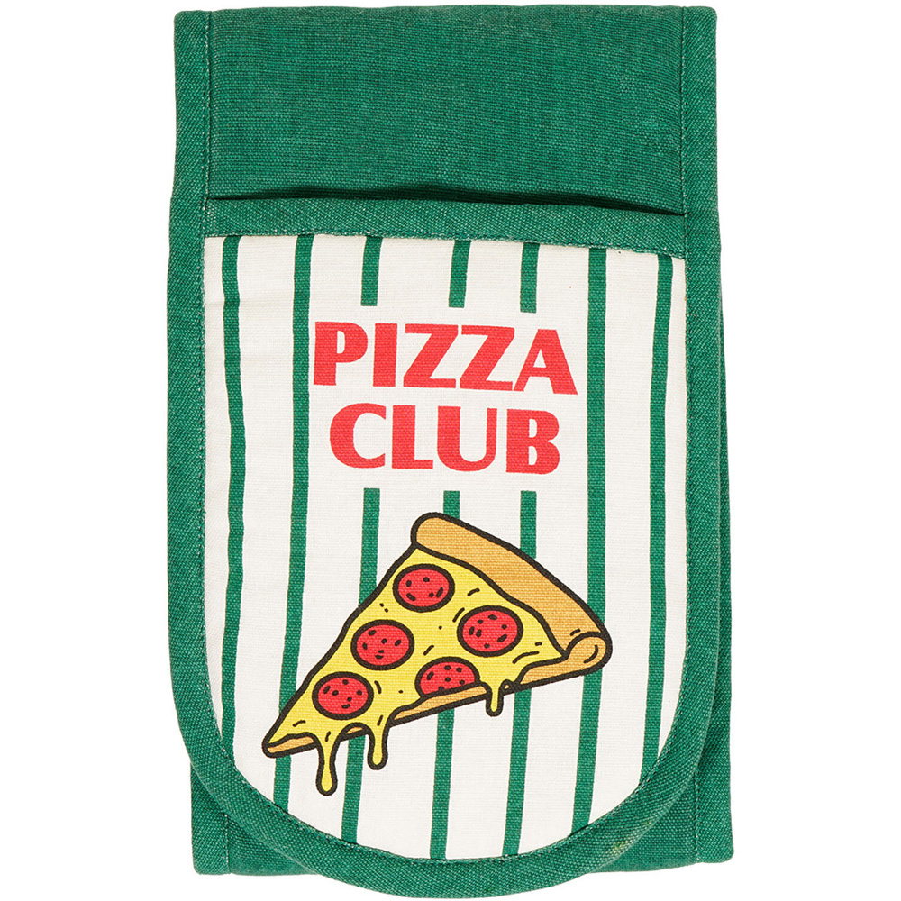 Pizza Club Double Oven Glove Green Image 3