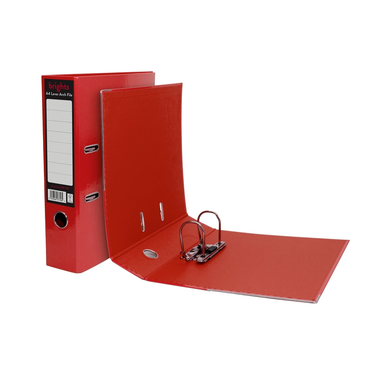 Pukka Brights A4 Red Lever Arch File Image
