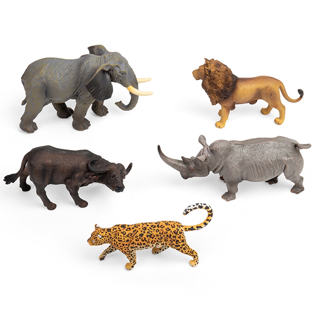CollectA Kids 5 Piece Wildlife Big Five Starter Pack Image 4