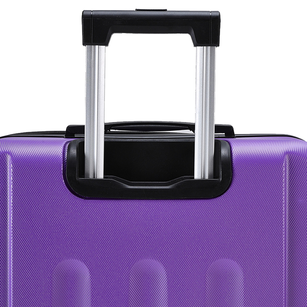 H&O Direct 28 inch Purple ABS Hardshell Suitcase Image 2