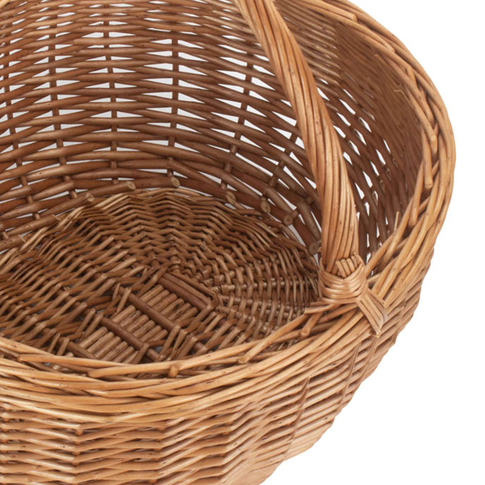 Red Hamper Large Deluxe Shopper Shopping Basket Wilko