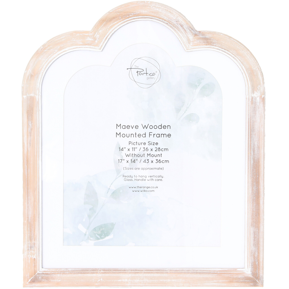 Maeve Wooden Mounted Frame Natural 11 x 14inch Image 1