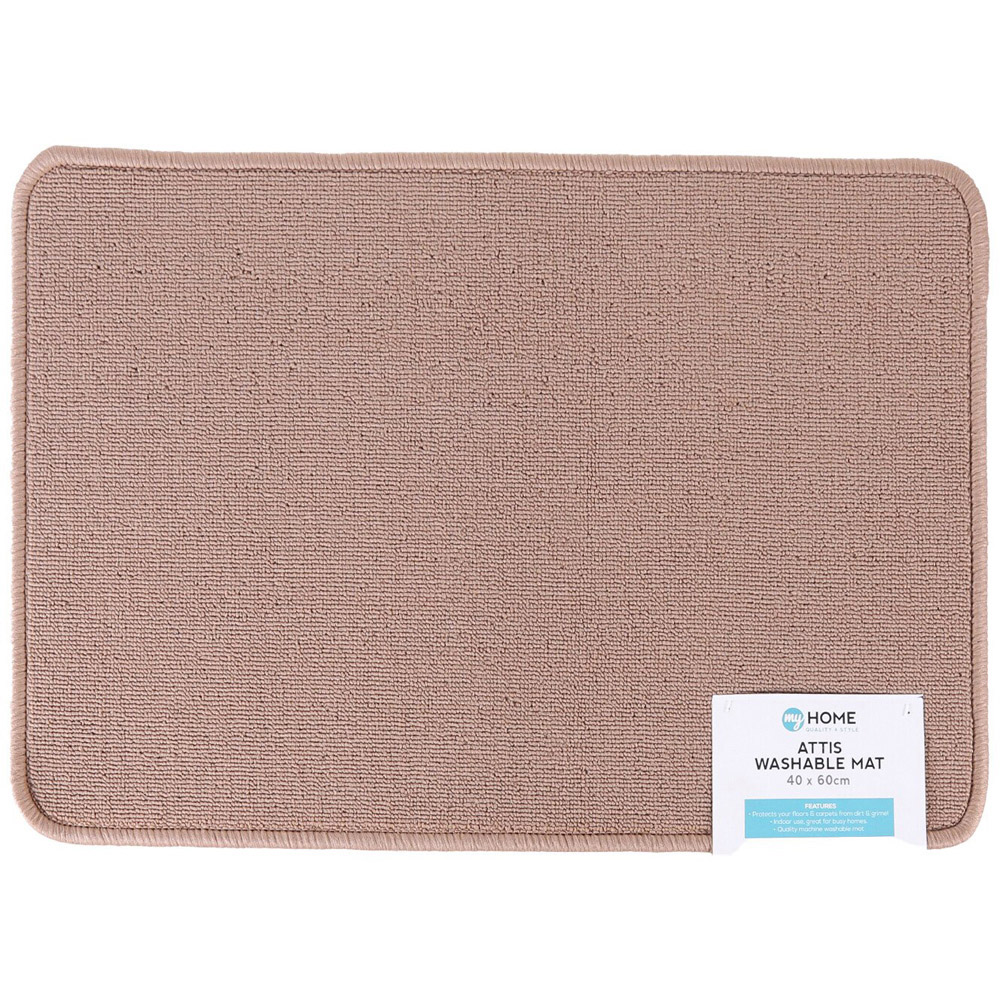 Single My Home Attis Small Latex Doormat 40 x 60cm in Assorted styles Image 3