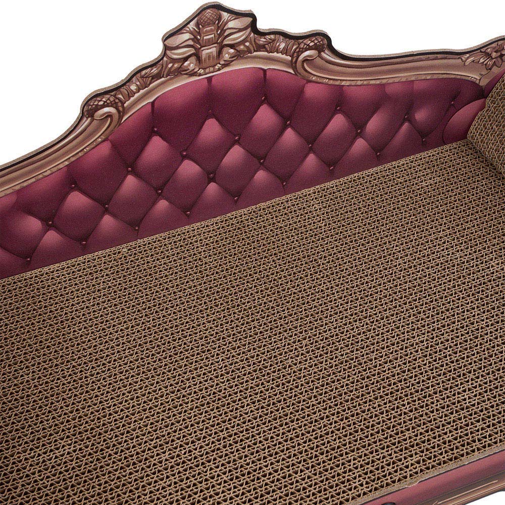 H&O Direct Vintage Style Cat Scratcher Sofa Lounge Bed Image 4