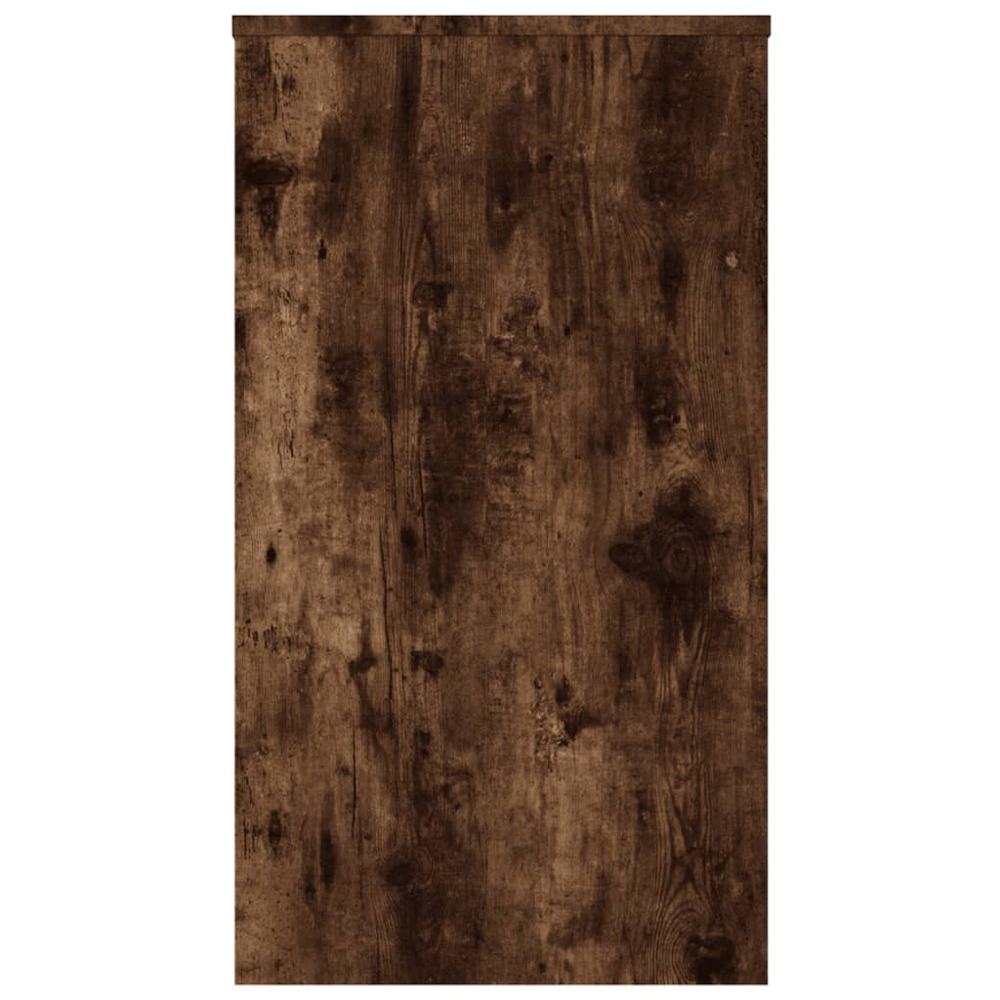 vidaXL Computer Desk Smoked Oak Image 5