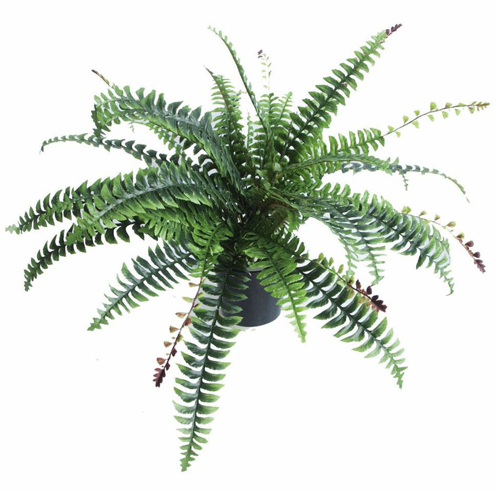Leaf Artificial Boston Fern Plant Pot 60cm Image 1