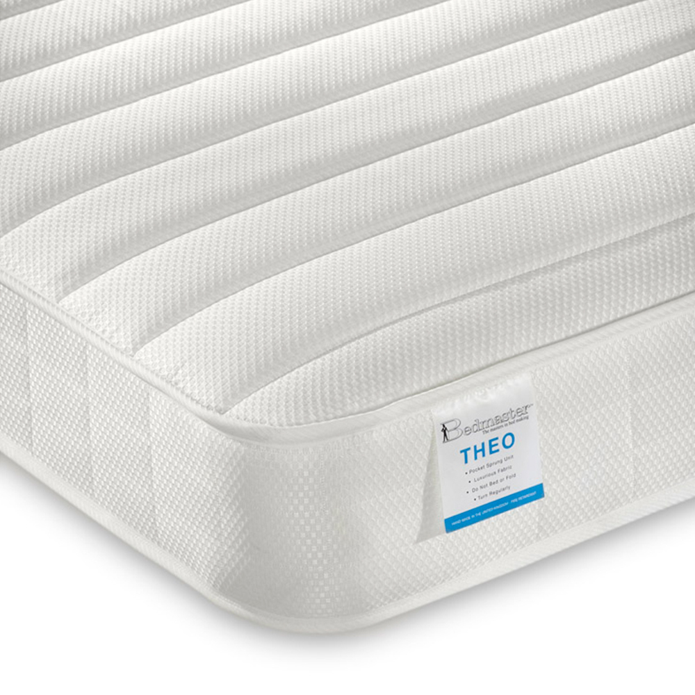 Tyler Single White Bed with Pocket Mattress Image 9