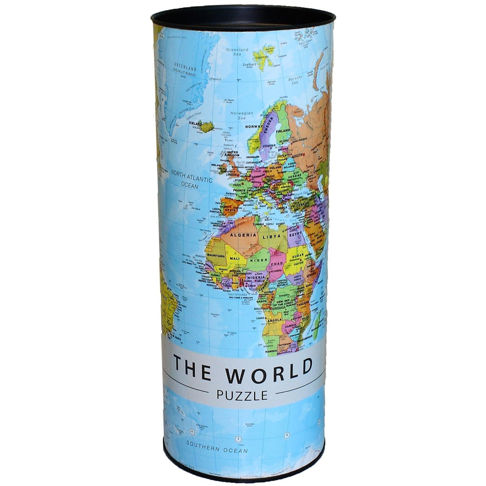 Craenen World Map 1000 Piece Jigsaw Puzzle Image 1