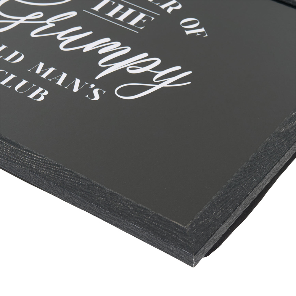 Grumpy Old Mans Club Lap Tray Black Image 4