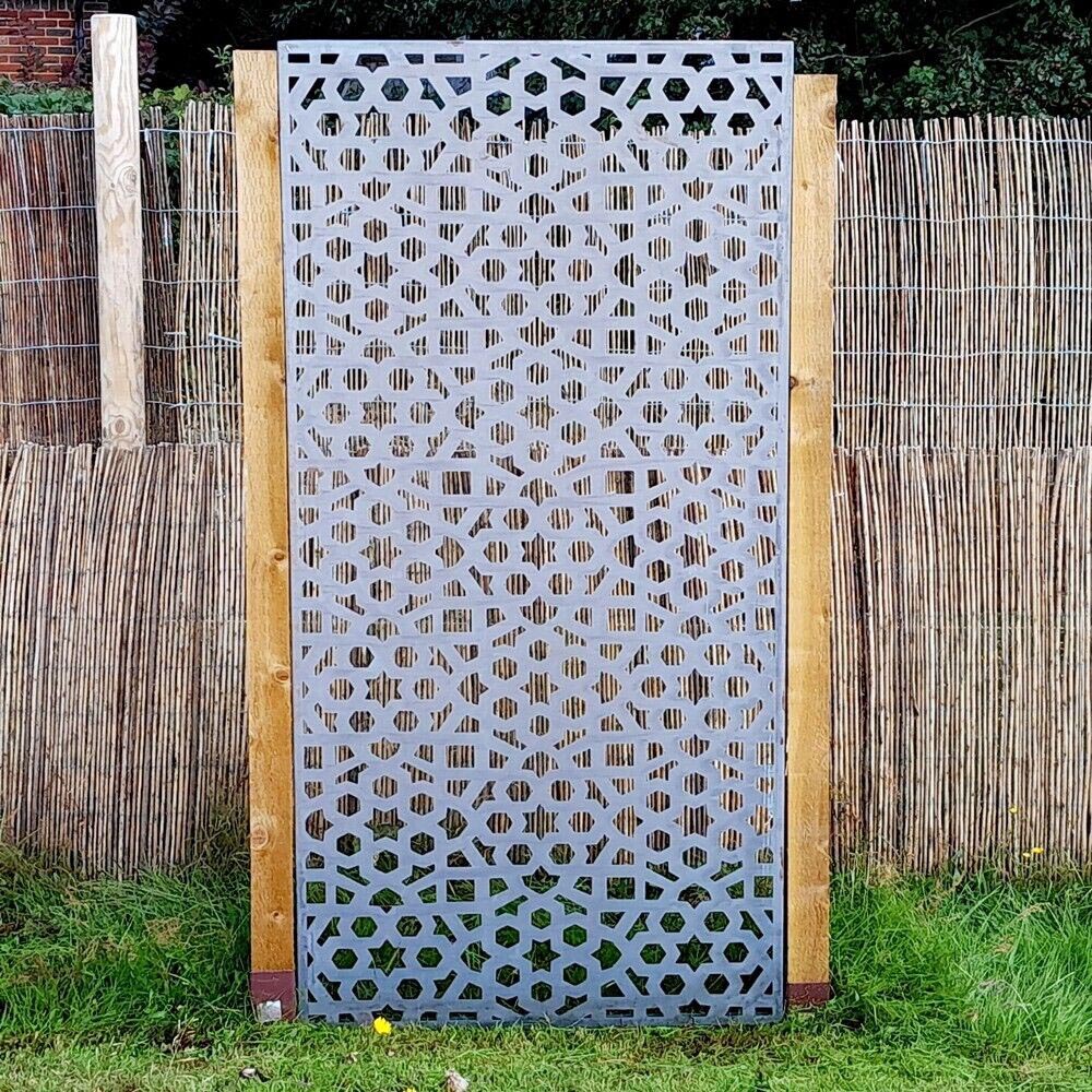 Inspirational Gifting Moroccan Decorative Steel Screen Wall Art 6 x 3ft Image 4