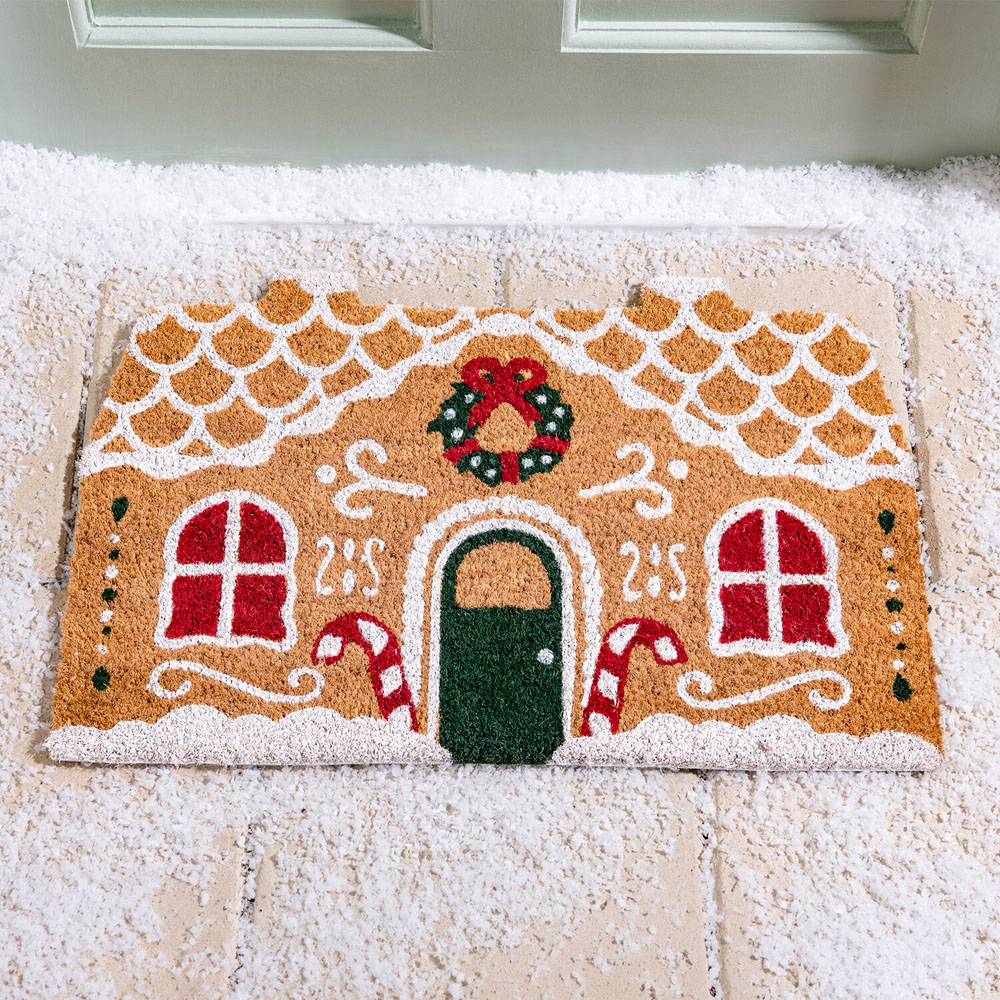Christmas Print Coir Doormat Image 4