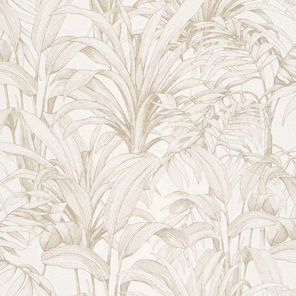Grandeco Aliare Whites Wallpaper Image 1