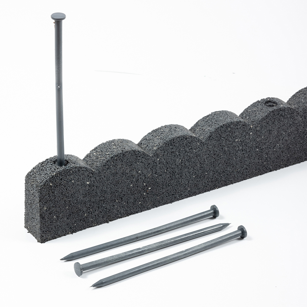 Nicoman Grey Scallop Edge Garden Border 1.2m 2 Pack Image 3