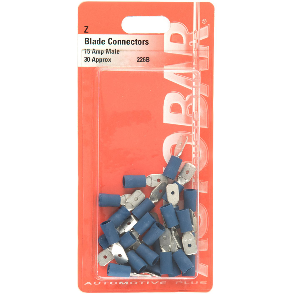 15 Amp Male Blades Image