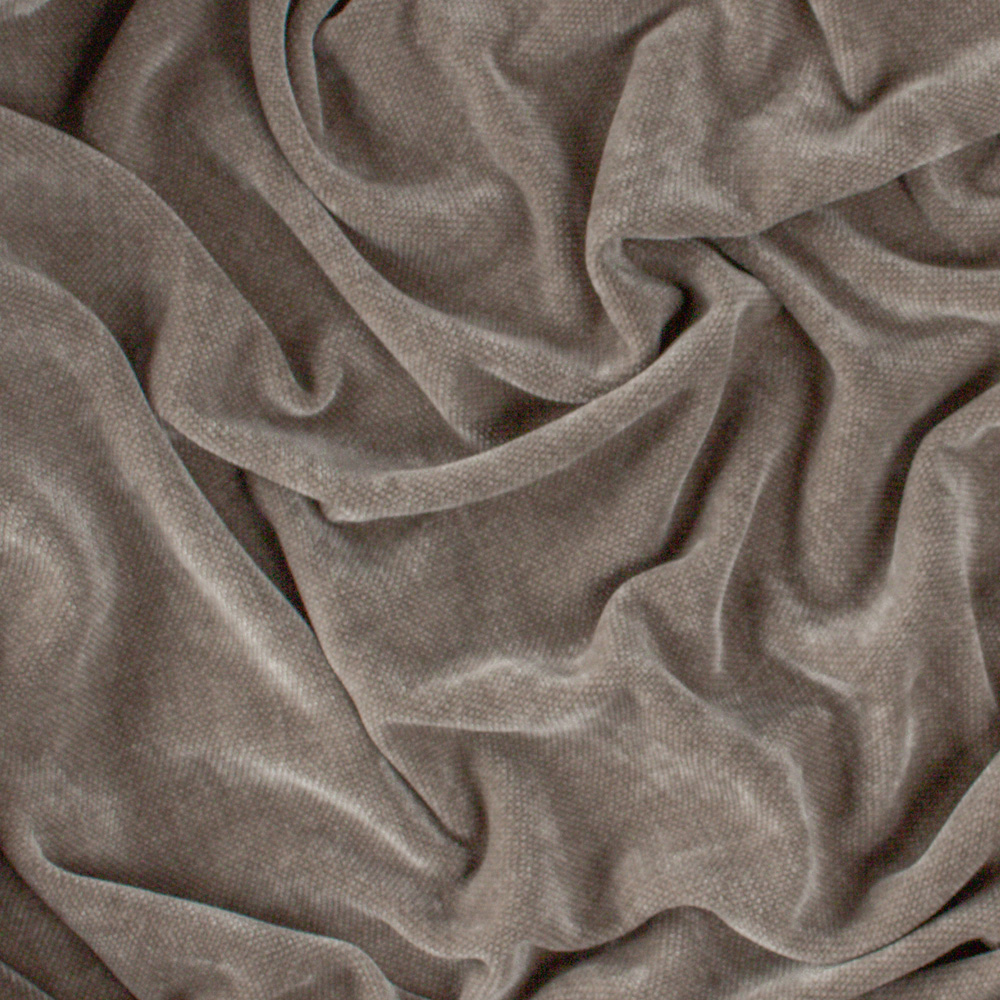 Yard Greige Heavy Chenille Velvet Throw 150 x 200cm Image 3