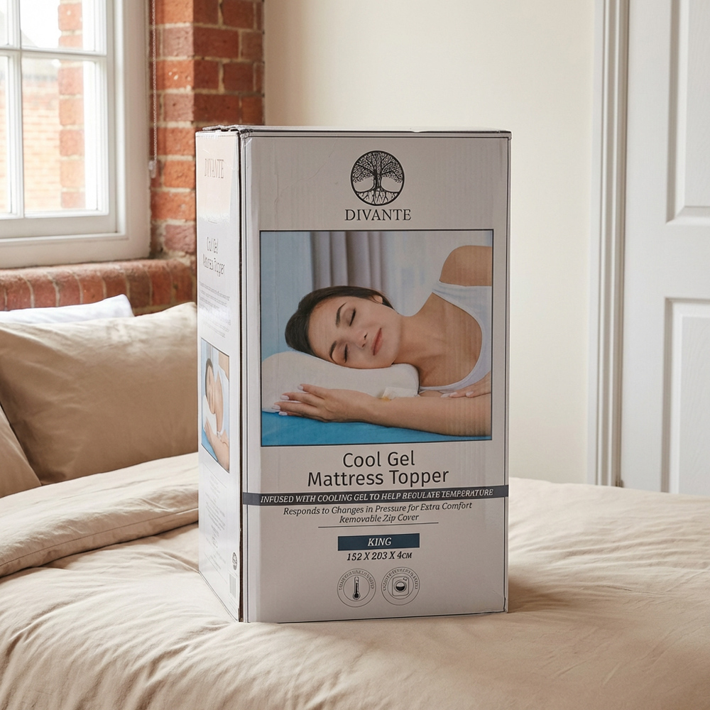 Divante King Size Cool Gel Mattress Topper Image 4