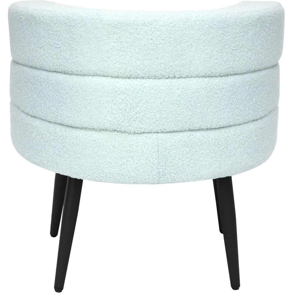 Alivio Blue Sherpa Sofa Chair Image 4