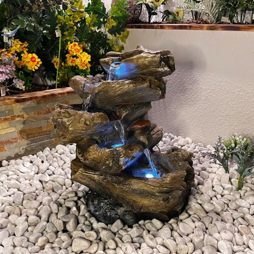 Tranquillity 5-Tier Cascade LED Water Feature Image 2