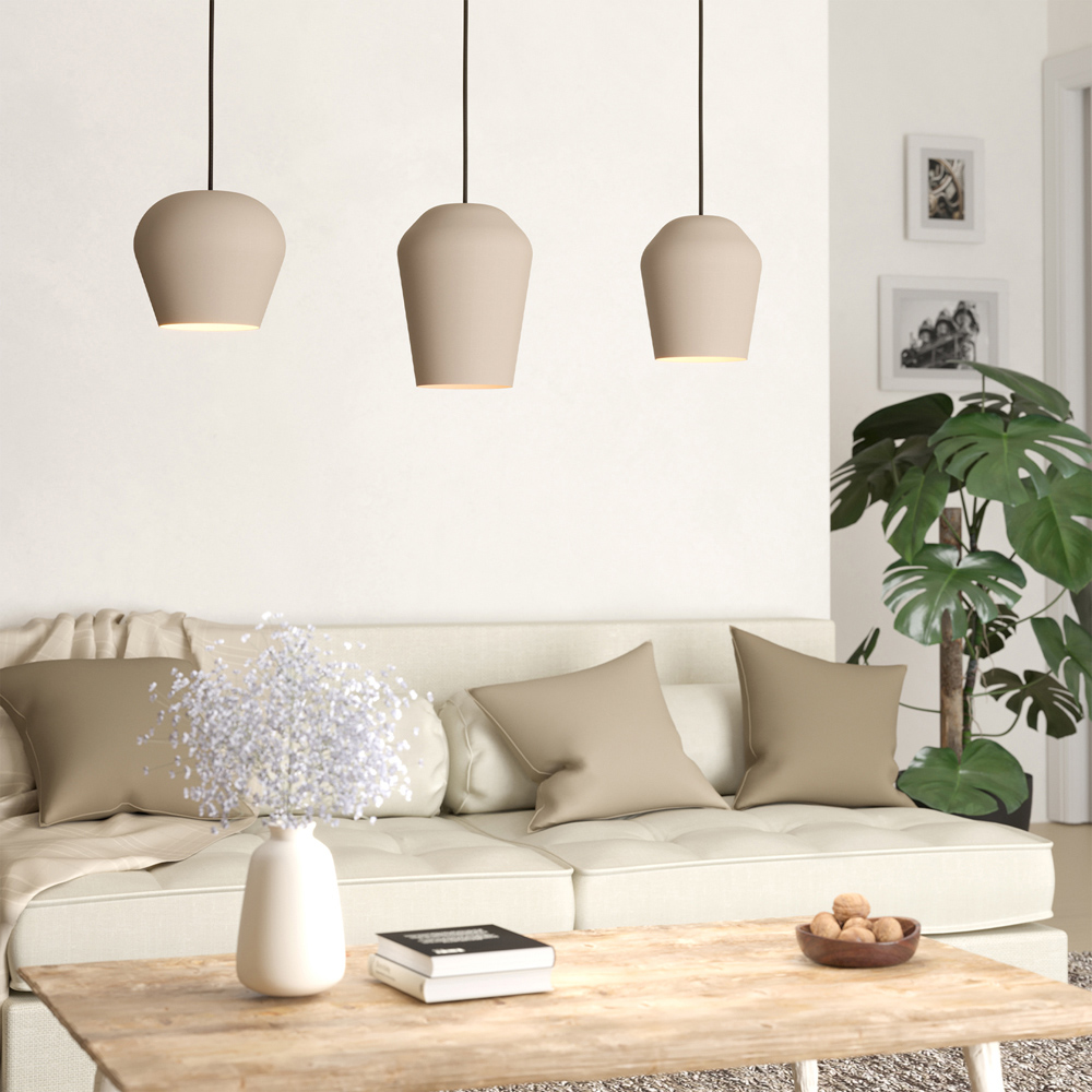 EGLO Cambaito Steel Monochromatic Pendant Light Image 2