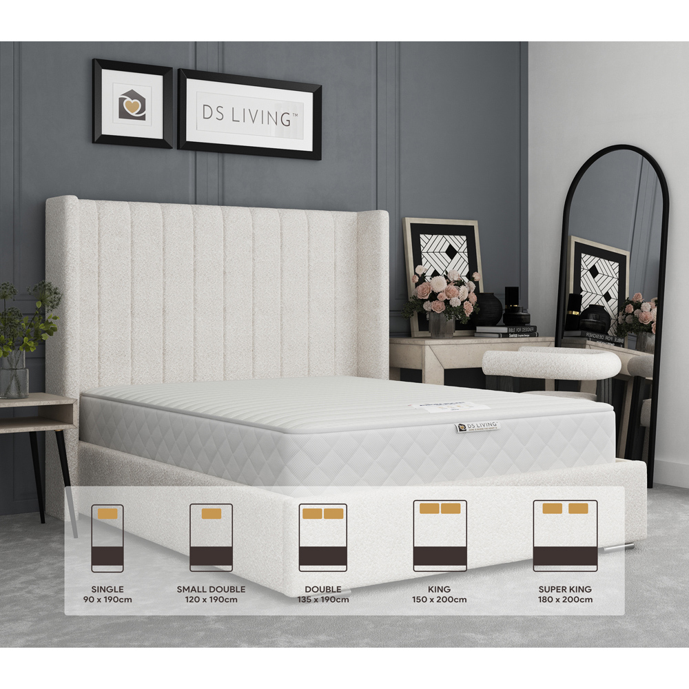 DS Living Aurora Serenity Single 1000 Pocket Sprung Mattress with Comfort Layers Image 8