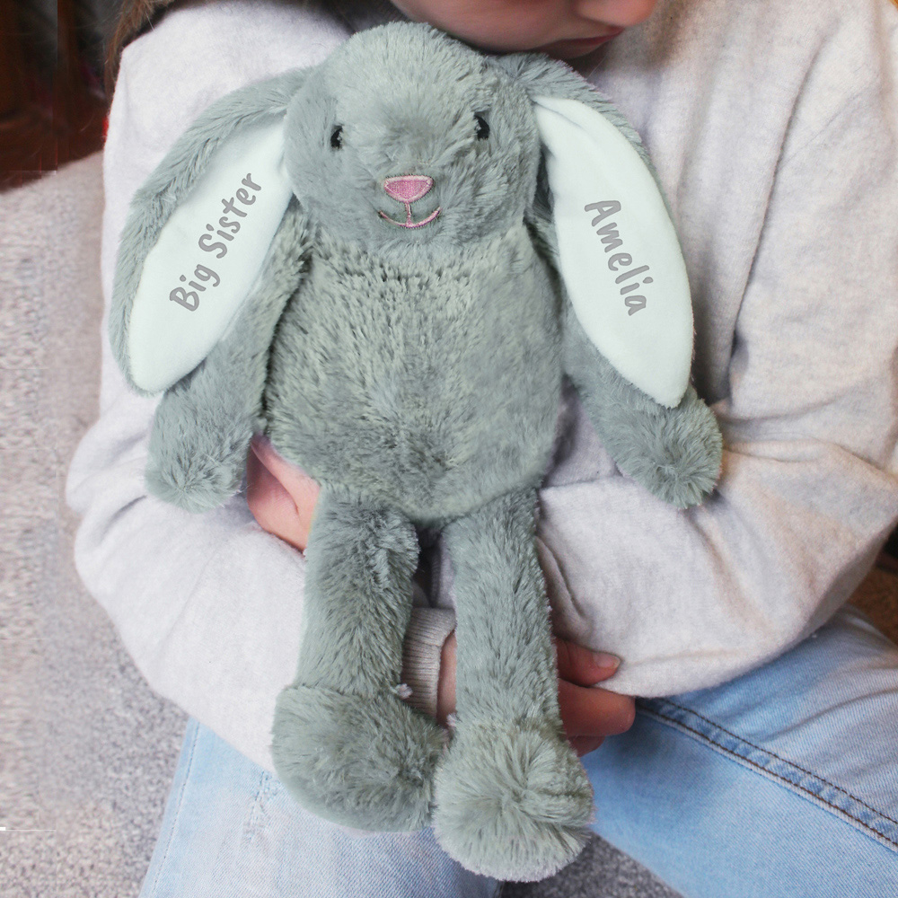Personalised Memento Personalised Bunny Rabbit Soft Toy Image 3