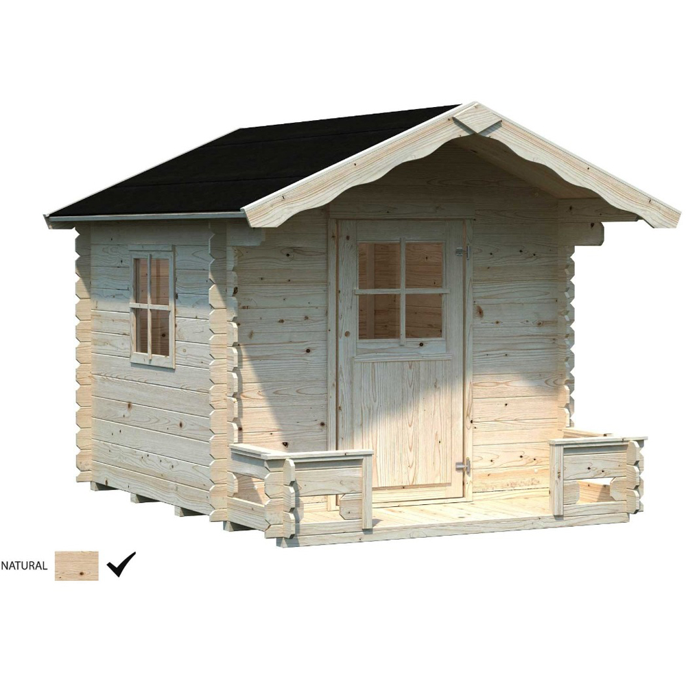 Palmako Stina 7.3 x 8.5ft Kids Wooden Playhouse Image 4