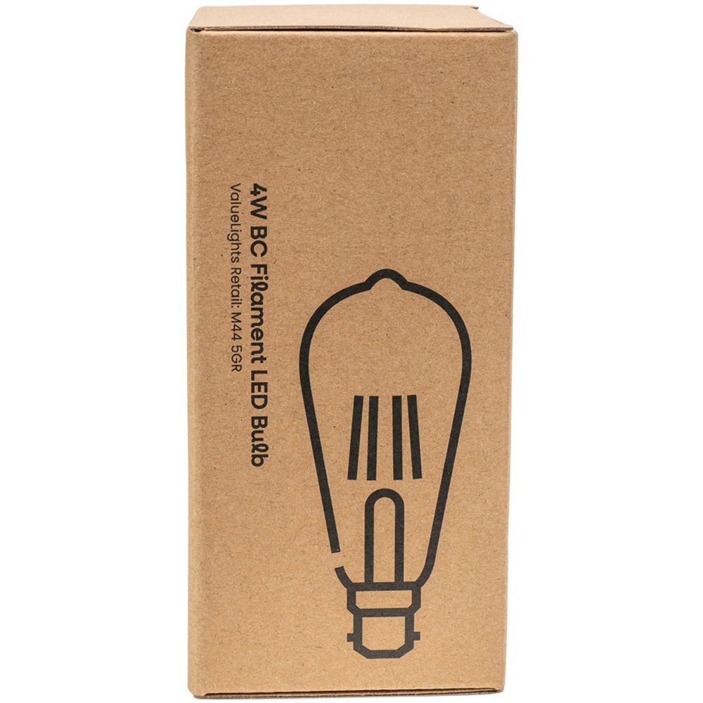 ValueLights Vintage 4W 2700K Warm White B22 LED Light Bulb 5 Pack Image 5