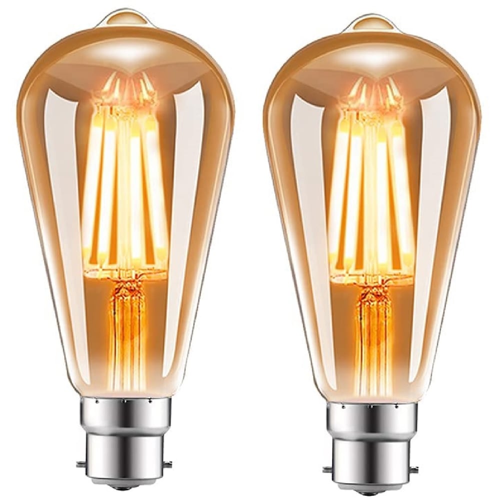 ExtraStar 2 Pack 4W LED Filament Light Bulb Image 1