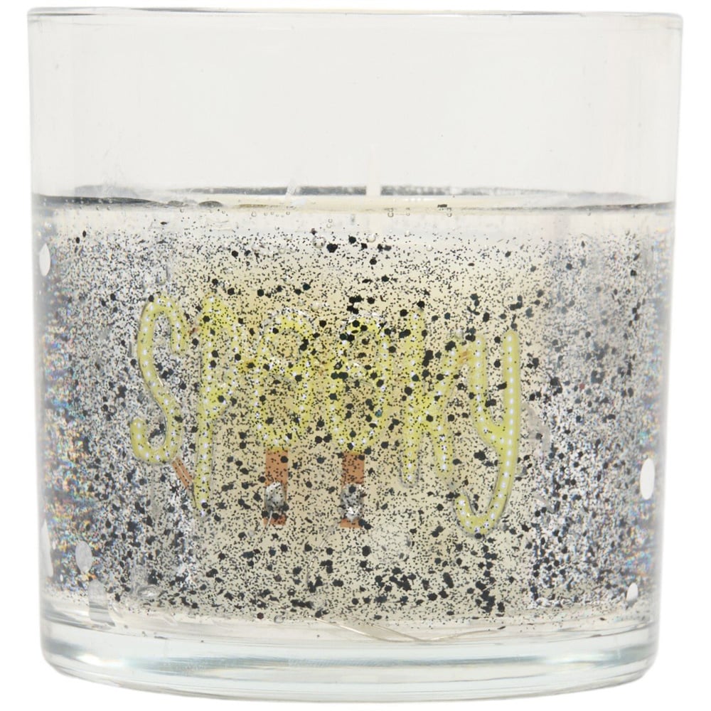 Spooky Light Up LED Scented Candle Black Image 1