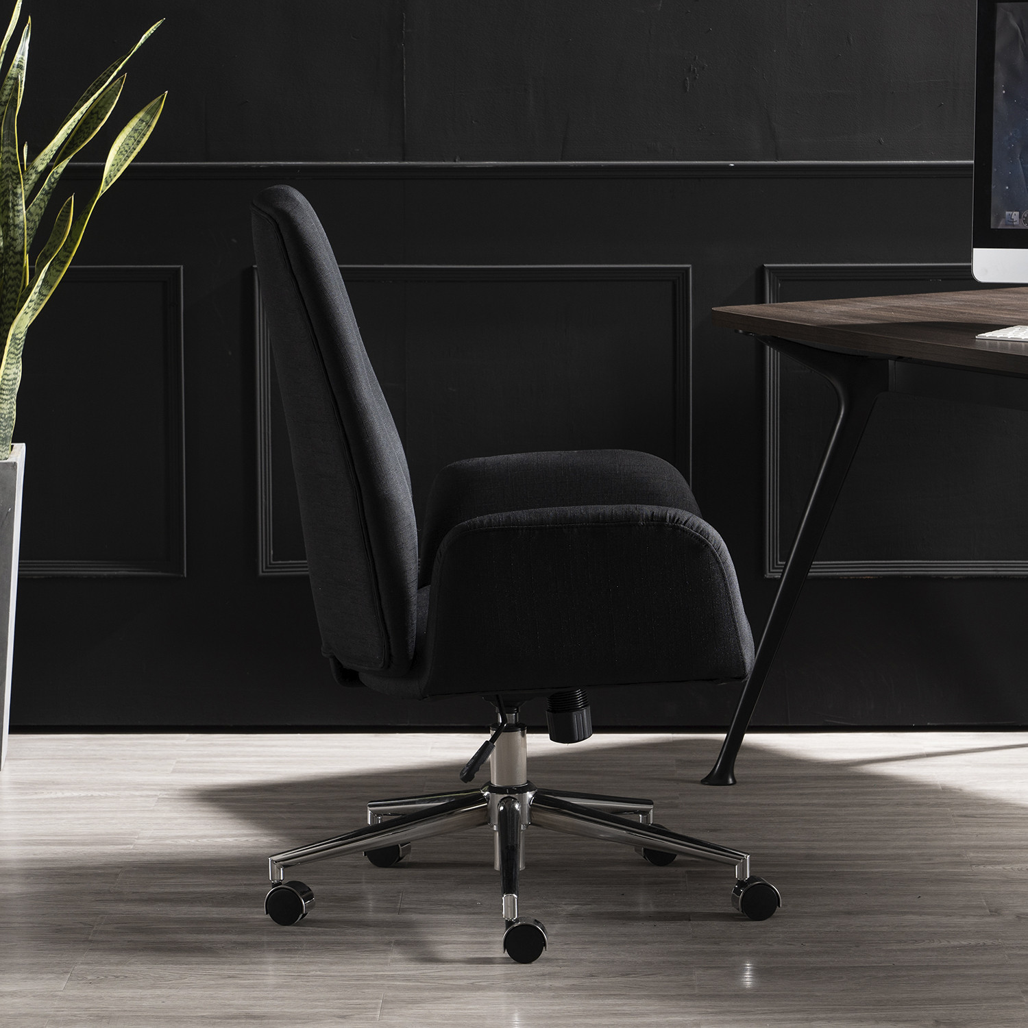 Hudson Linen Office Chair Image 2