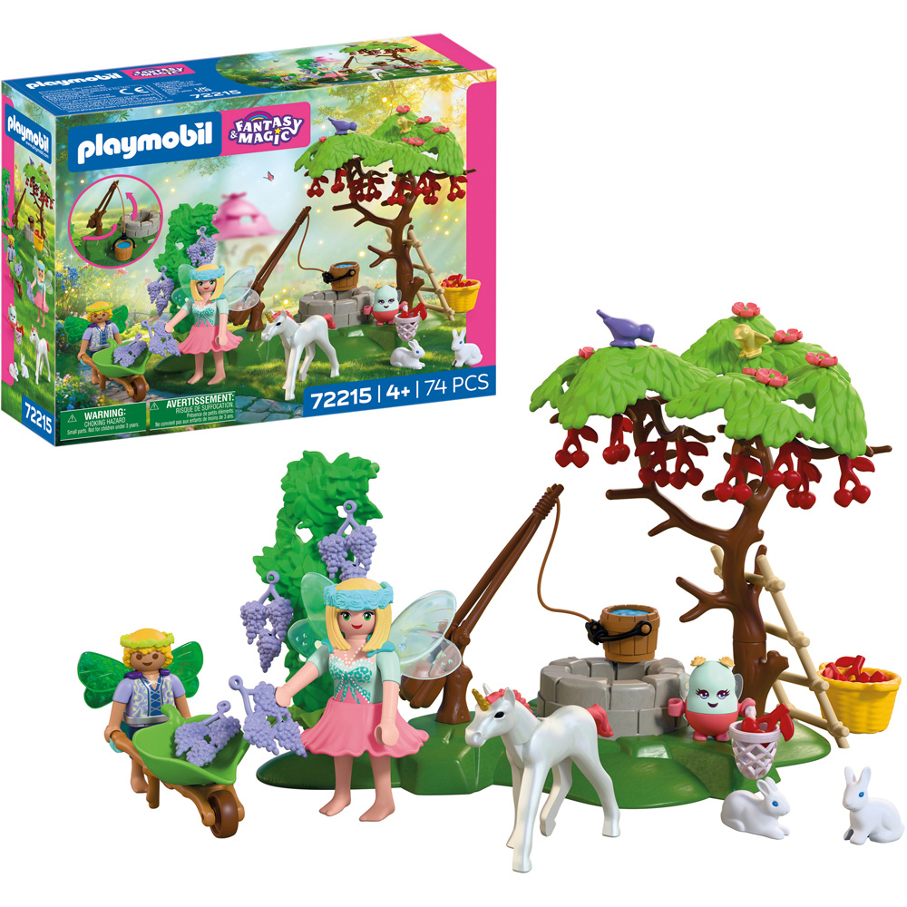 Playmobil Fairy Garden with Unicorn Foal Play Set Image 3