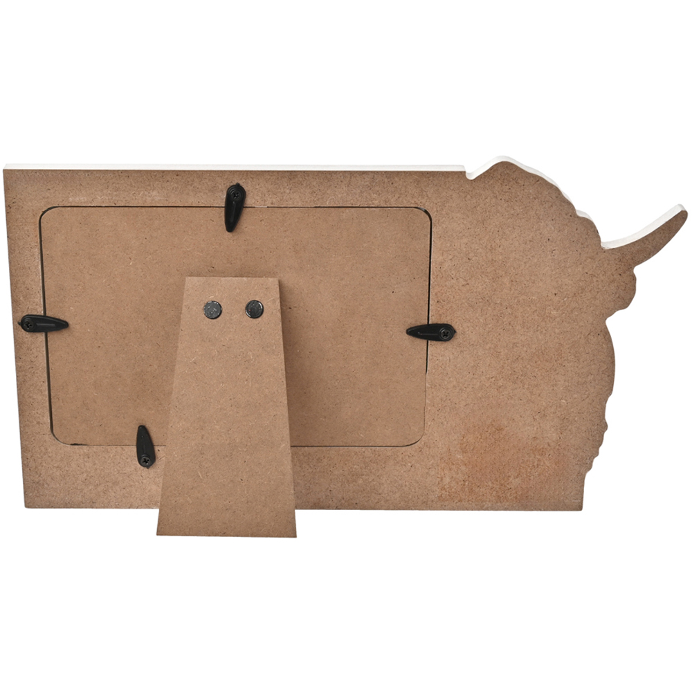 The Seasonal Gift Co. Highland Cow Photo Frame 4 x 6 inch Image 3