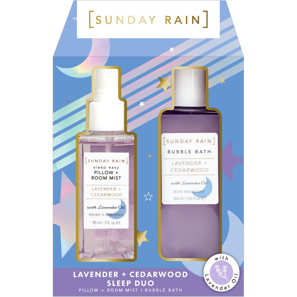 Sunday Rain Lavender and Cedarwood Sleep Duo Image 1