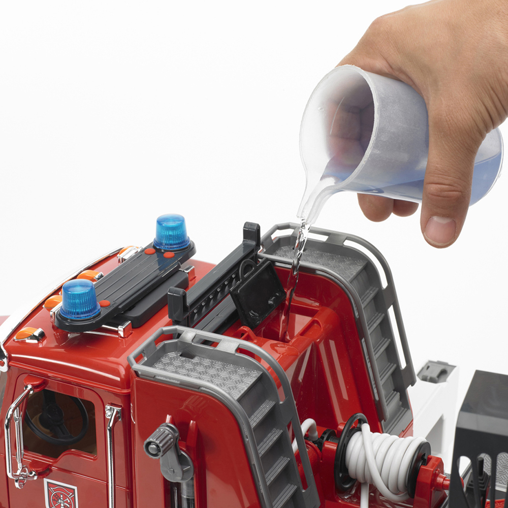 Bruder Kids MACK Granite Fire Engine with Ladder and Water Pump Playset Model Image 4