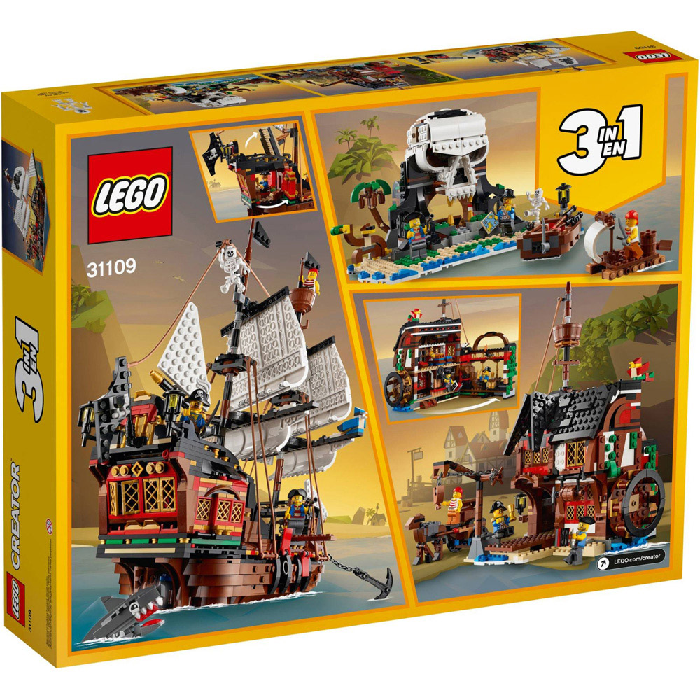 LEGO Creator 31109 Pirate Ship Building Set 1260 Piece Image 7