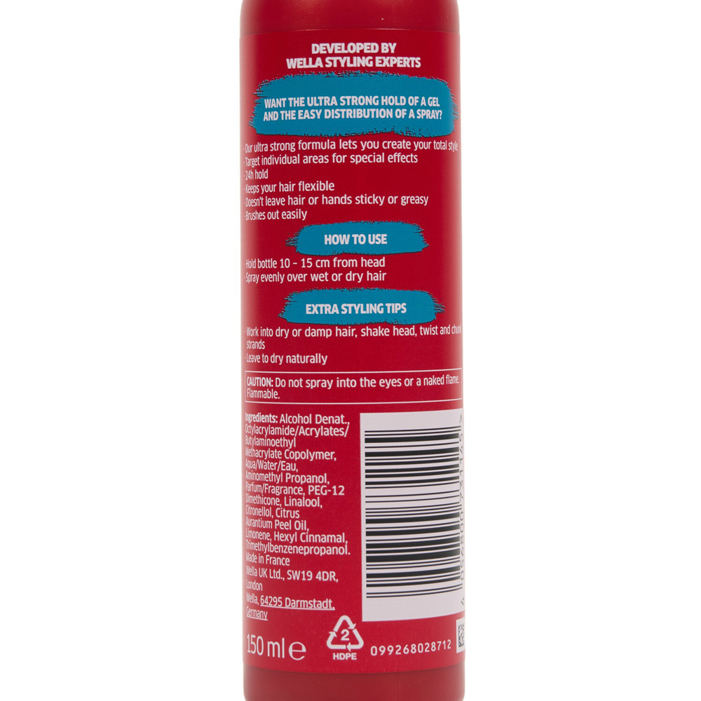 Shockwaves Strong Hold Gel Spray 150ml Image 3