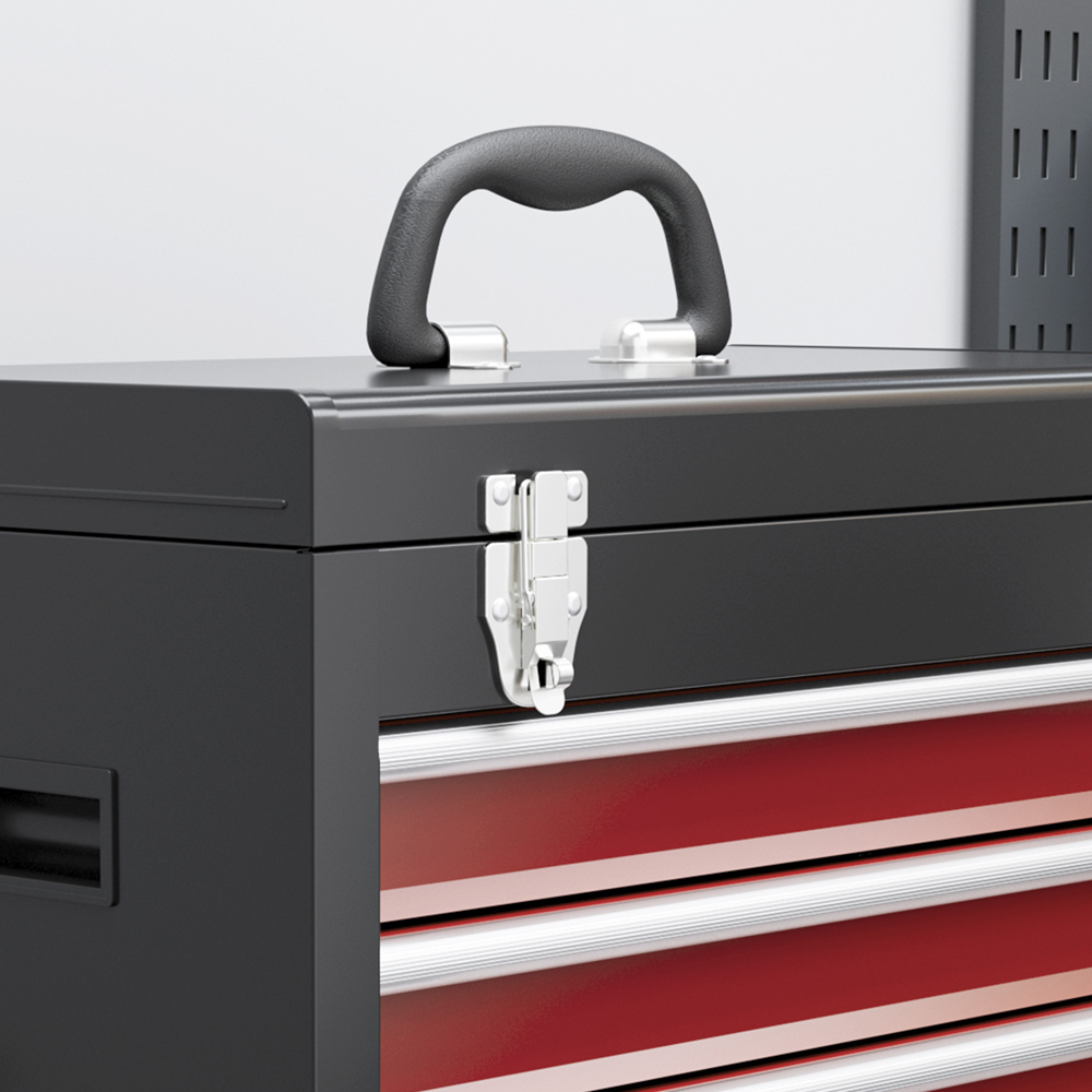HOMCOM 5 Drawers Tool Cabinet on Wheels Image 3