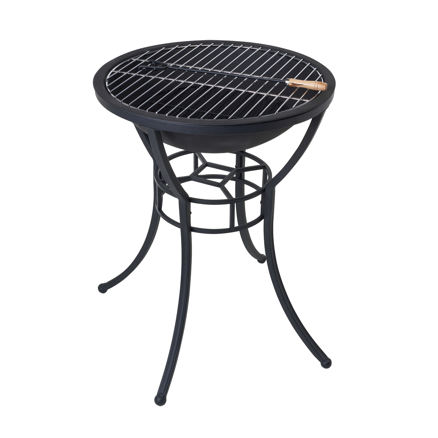 Pasadena Tall Fire Pit - Black Image 4