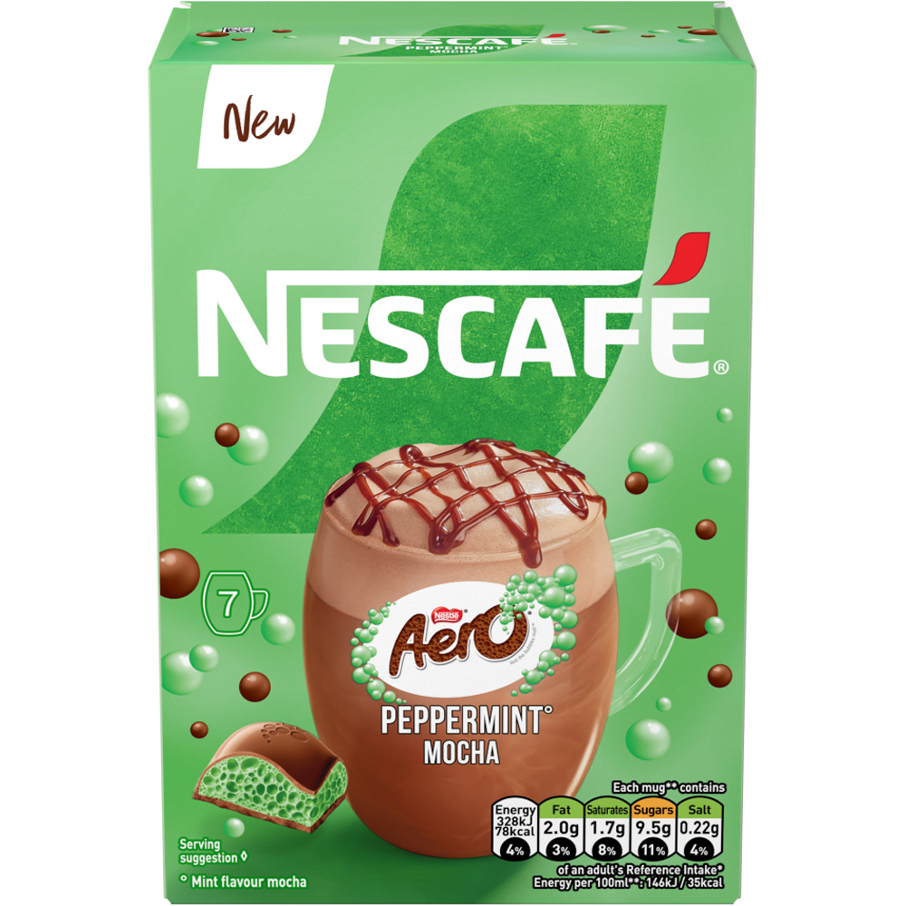 Nescafe Aero Peppermint Mocha 19g 7 Pack Image 1