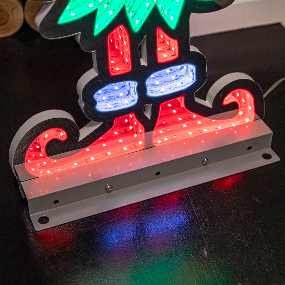 Samuel Alexander Infinity Christmas Elf in Red Boots on Metal Base 60cm Image 9