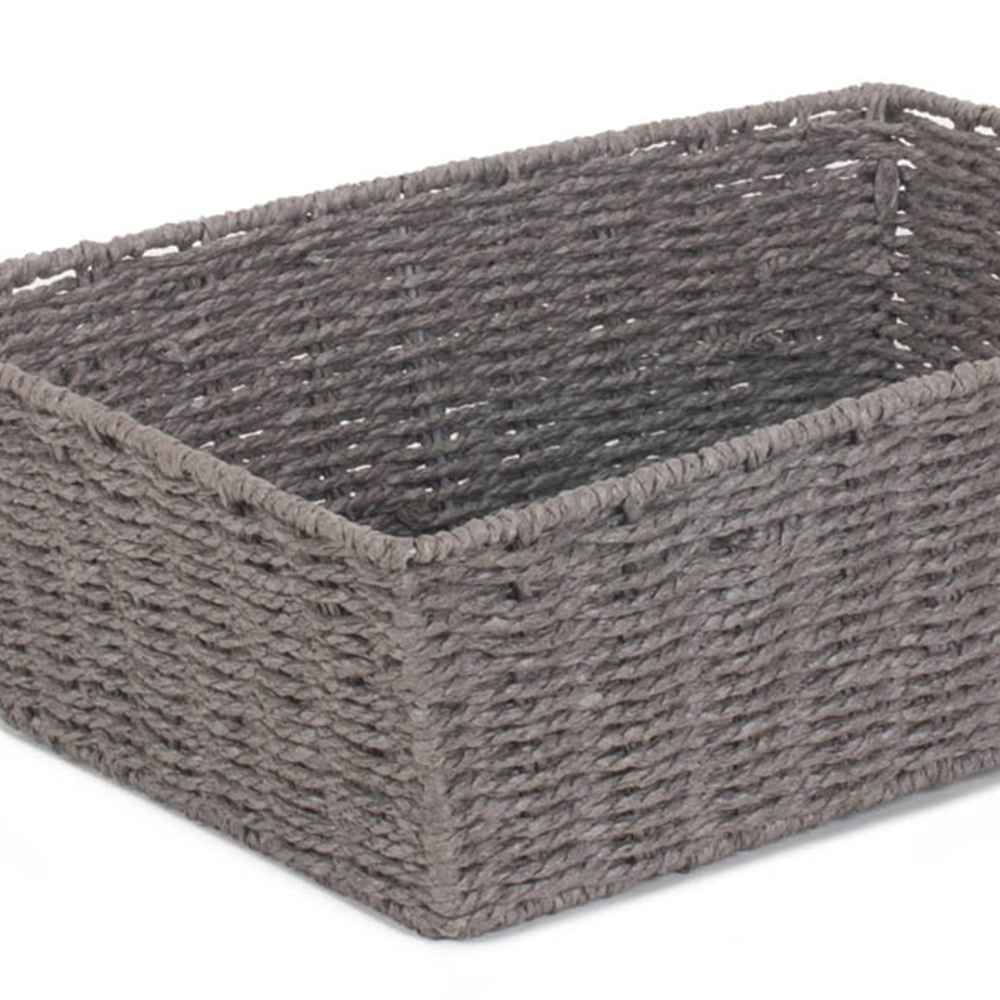 Red Hamper Extra Large Grey Paper Rope Serving Tray Image 3